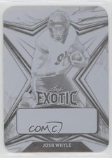 2022 Leaf Exotic Printing Plate Black Parrot 1/1 Josh Whyle #BA-JW3 Auto 4z8