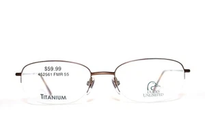 TITANIUM DUCKS UNLIMITED DU 120 BRZ BROWN BRONZE EYEGLASSES MEN FRAMES 55-18-145 - Picture 1 of 6