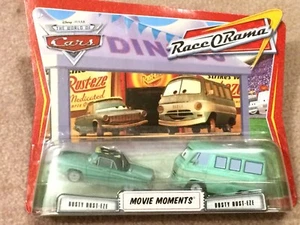 Cars Movie Moments Luigi Ferrari Leak Less52 Stall123 Rusty Fillmore McQueen NOS - Picture 1 of 14