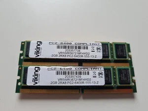 Viking VR5WR567218FHYD2 4GB 2 x 2GB DDR2 PC2 6400R ECC Reg. - Bild 1 von 3