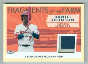 2019 Topps Pro Debut Fragments Of The Farm Relic FOF-HAS Daniel Johnson Senators - Picture 1 of 1