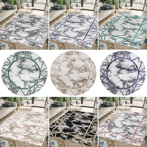 Marble Design Large Area Rugs Living Room Bedroom Carpets Hallway Runner Mats - Picture 1 of 43