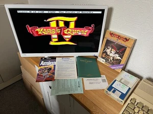 Amiga Sierra Kings Quest IV / 4 Game - Boxed & Working -👽👾Retro Gift Idea👾👽 - Photo 1/24