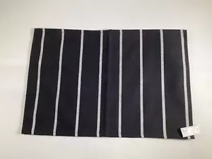 Black White Stripe Floor Rug 24x16 - Picture 1 of 3
