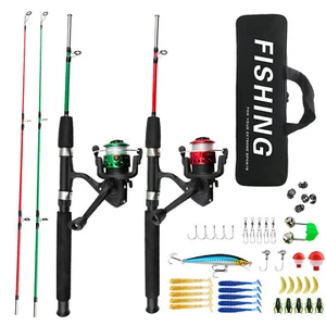 Portable Kids Fishing Rod Set Kids Fishing Pole Set with Carrying Bag Kids Gifts - Picture 1 of 14