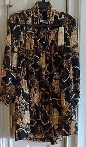 Alfred Dunner Dress Print Top & skirt set Size 16 - Picture 1 of 8