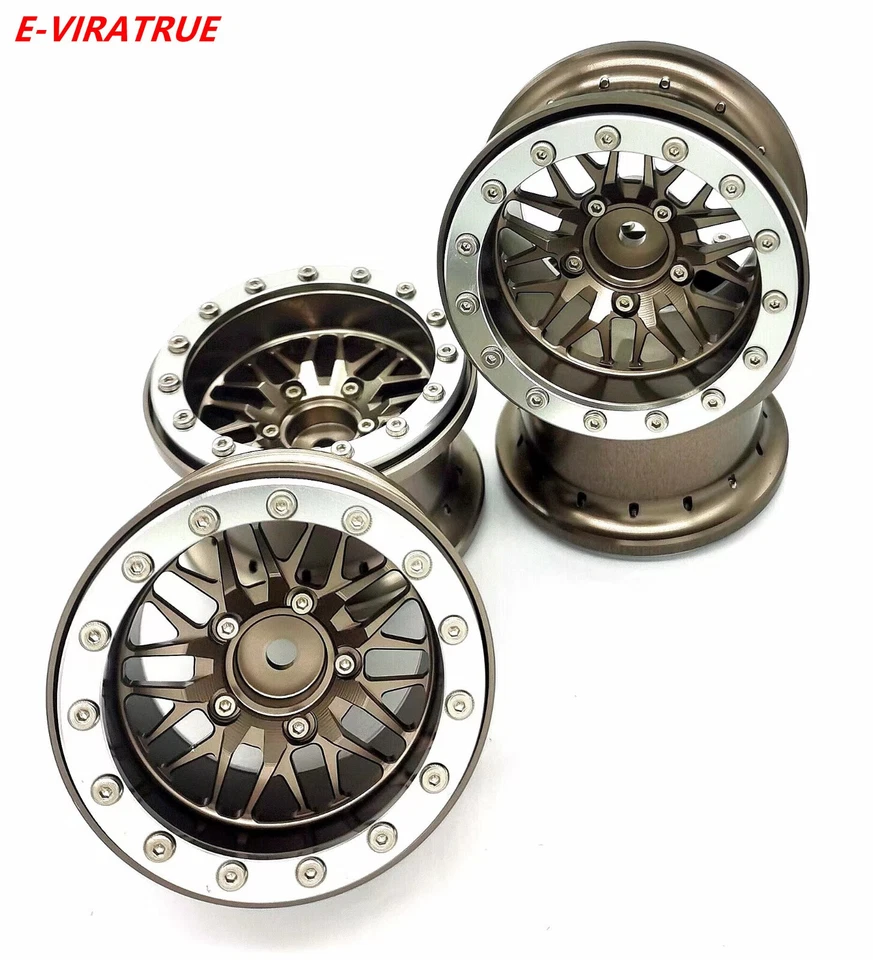 E-VIRATRUE 2.2''Alu Wheel For Axial SCX10&TRAXXAS TRX-4 Sport High Trail Edition - Image 1 of 1