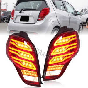 Conjunto de pares de luces traseras para Chevrolet Spark 2011 2012-2014 luces traseras LED rojas - Imagen 1 de 12
