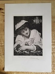 LA BAGUE - DER RING VON PIERRE DE CONINCK. 17" x 11,5 VINTAGE GRAVUR DRUCK * S2 - Bild 1 von 3