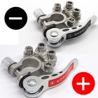 2pc Car Battery Terminals Connectors Clamp Quick Release Adjust Disconnect Tool