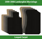 Lloyd Classic Loop Front Row Carpet Mats for 2008 Lamborghini Murcielago 