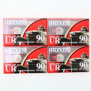 Maxell UR90 Minutes Normal Bias UR Blank Audio Cassette Tapes SEALED - Bild 1 von 6