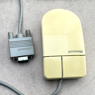 Microsoft Serial Maus / Mouse | Gebraucht | ca.2,5m Kabel Lang - Bild 1 von 4