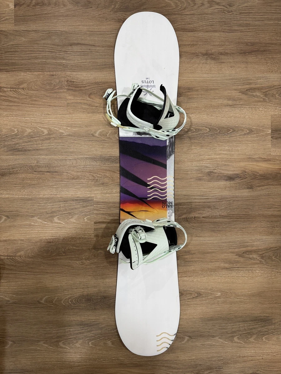 スノーボード LOTUS SALOMON スノーボード 板 レディース 2点 セットSALOMON サロモン