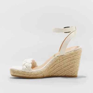 Sandali donna espadrillas zeppa tacco A New Day solette memory foam tg 9,5 nuovi con etichette - Foto 1 di 4