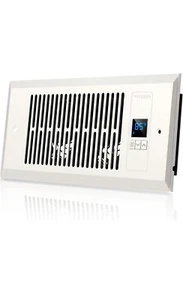 VIVOSUN Quiet Register Booster Fan 4”×10”, Smart Register Vent Matte White - Picture 1 of 13