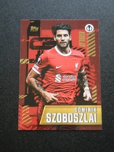 2023-24 Topps UEFA Club Competitions Gold Dominik Szoboszlai - Liverpool - Bild 1 von 3