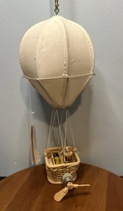 Rosso's Handmade Arts & Craft~Montgolfier Hot Air Balloon Mobile Motorized Works - Picture 1 of 5