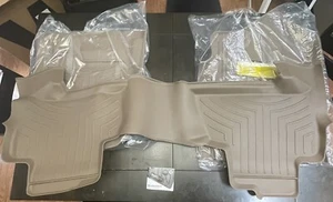 WeatherTech FloorLiner Floor Mats for Chevy Tahoe/GMC Yukon - 2015-2020 Tan - Picture 1 of 12