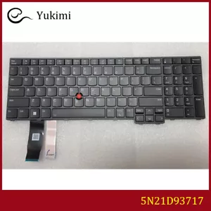 5N21D93717 FOR Lenovo Thinkpad T16 Black English with Backlight Keyboard - Picture 1 of 5