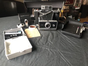 Polaroid Automatik LandKamera 250, Portrait Kit 581A, Filter Kit 595, Self T192 - Bild 1 von 13