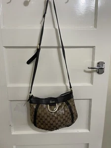 GUCCI ORIGINAL GG CANVAS D-RING ABBEY MESSENGER - Bild 1 von 13