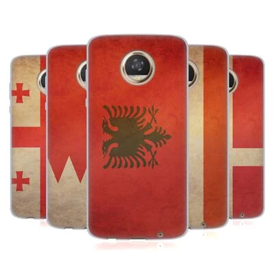HEAD CASE DESIGNS VINTAGE FLAGS SET 6 SOFT GEL CASE FOR MOTOROLA PHONES - Image 1 of 4