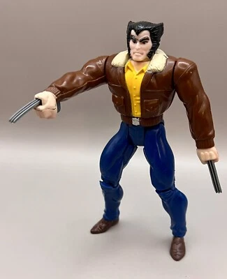 "Figura de acción Wolverine X-Men 5"" de colección 1994 garras de resorte retráctiles bonita" Foto 1 de 4
