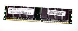 256 MB DDR-RAM 184-pin PC-2700U non-ECC 'Micron MT8VDDT3264AG-335GB' - Photo 1/2