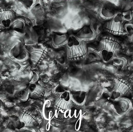 Reaper черепа серый винил надежном воздуха выпуск матовый отделка 12 «x 12» - Изображение 1 из 1