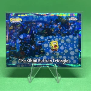 2025 Topps Chrome SpongeBob "Bikini Bottom Triangle" Bubble Fractor 52/99 - Bild 1 von 11