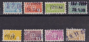 Lot Stamp Germany Revenue WWII 3rd Reich Arbeit Worker Vacation KDF Small U 2 - Picture 1 of 3