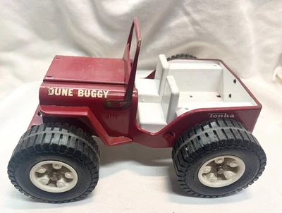 Vintage Tonka Jeep Dune Buggy Red Pressed Steel - Image 1 of 4