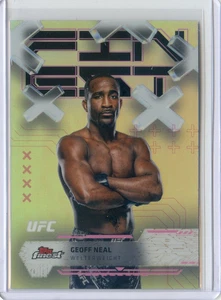 2025 Topps Finest UFC GEOFF NEAL #100 Common Base REFRACTOR - Picture 1 of 2