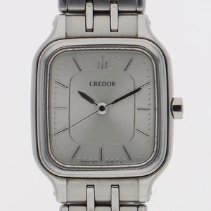 WATCH SEIKO CREDOR Silver SS QZ - Picture 1 of 7