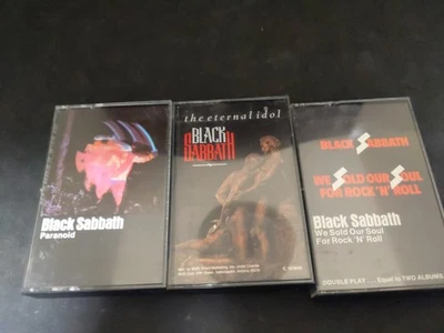 black sabbath cassette tape Lot Of 3x - Image 1 of 4
