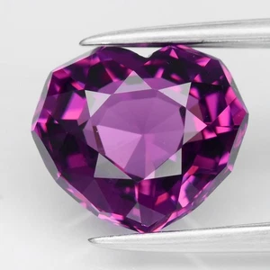💎 3,10ct VVS Herz natürlicher rosa-lila Rhodolith Granat - eleganter Madagaskar - Bild 1 von 4