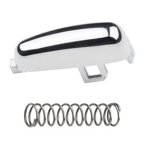High Quality Lever Button Part Aluminum Chrome Front Repair With Spring - Picture 1 of 7