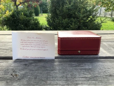 Auténtica caja de reloj Cartier vintage CO580 Foto 1 de 4