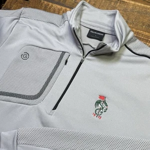 Pullover Galvin Verde Monterrey Peninsula CC Daxton Insula 1/4 Cremallera Para Hombre Talla L ⛳️ - Imagen 1 de 5
