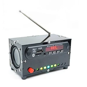 DIY Radio FM Kit Electrónico Bluetooth Audio 5Wx2 Pantalla de Espectro Música Play8397 - Imagen 1 de 6
