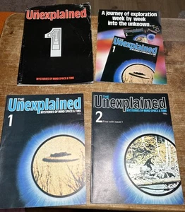 The Unexplained Mysteries Of Mind Space & Time Issues 1 & 2 Sleeve & Poster 1980 - Imagen 1 de 6
