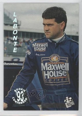 1993 Press Pass Previews Bobby Labonte #19 HOF - Image 1 of 2