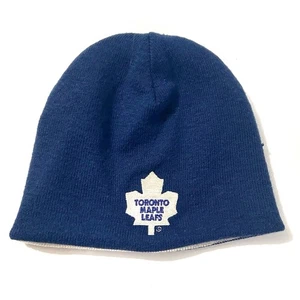 Toronto Maple Leafs Equipo de Hockey NHL Reversible Niños Gorro Sombrero Toque Azul Blanco - Imagen 1 de 8