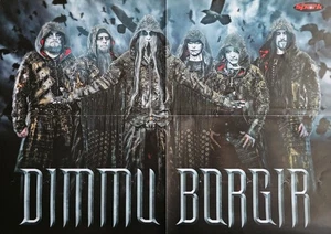 Póster DIMMU BORGIR - MEGA de 2018 - 22 x 16 pulgadas (55 x 40 cm) - COMO NUEVO - Imagen 1 de 1