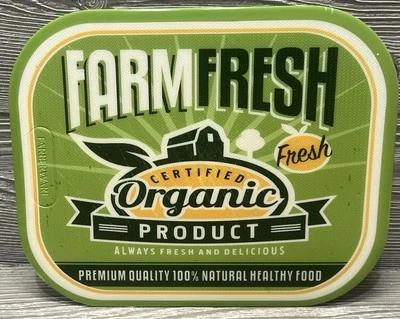 Farberware Cutting Board Farm Fresh Sturdy Plastic 8” X 10” Kitchen Farmhouse - Image 1 of 4