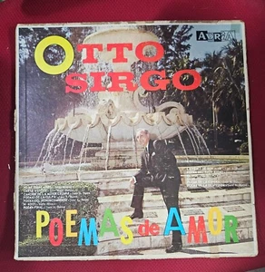 Otto Sirgo Poemas de Amor Vinyl LP Poetry Adria - Picture 1 of 3