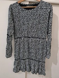 Damen knielanges Langarmkleid Größe 12 - Bild 1 von 5