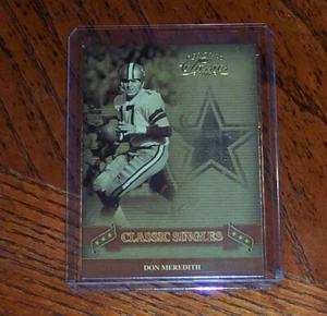 2006 Donruss Classics Classic Singles Gold 75/100 Don Meredith #CS-5 - Bild 1 von 3