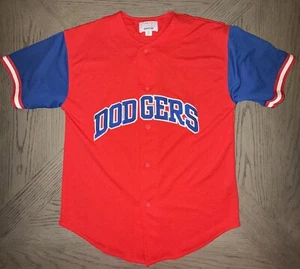 Vintage Los Angeles Dodgers Starter Jersey Mens Size M Blue & Red Button-Up - Picture 1 of 4